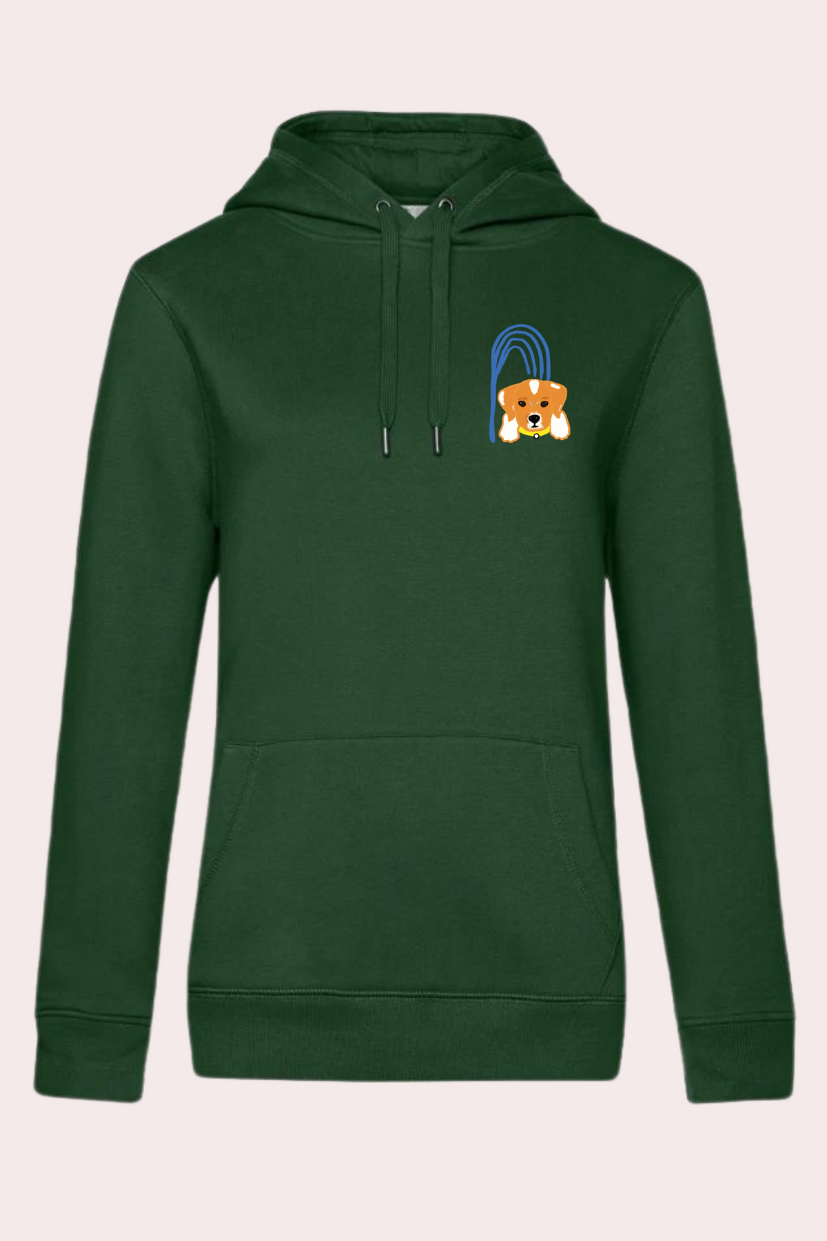 Hoodie `Lilu de Genève` Forest Green BLK YLW