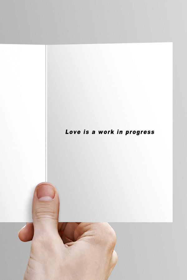 Greeting card 'Love Progress | Boy Couple' - U/C by Eliran Ashraf