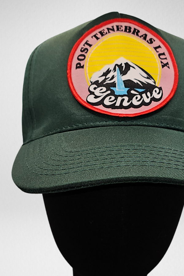 Casquette 'Genève | Post Tenebras Lux' - BLK & YLW