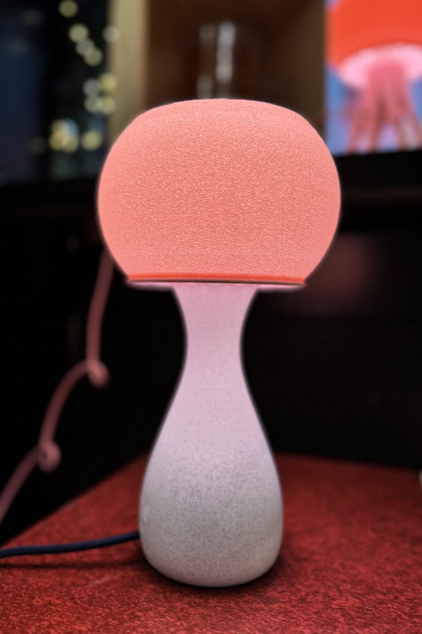 Lampe 'Kiko' Marbre et Rose | S - Dots Design