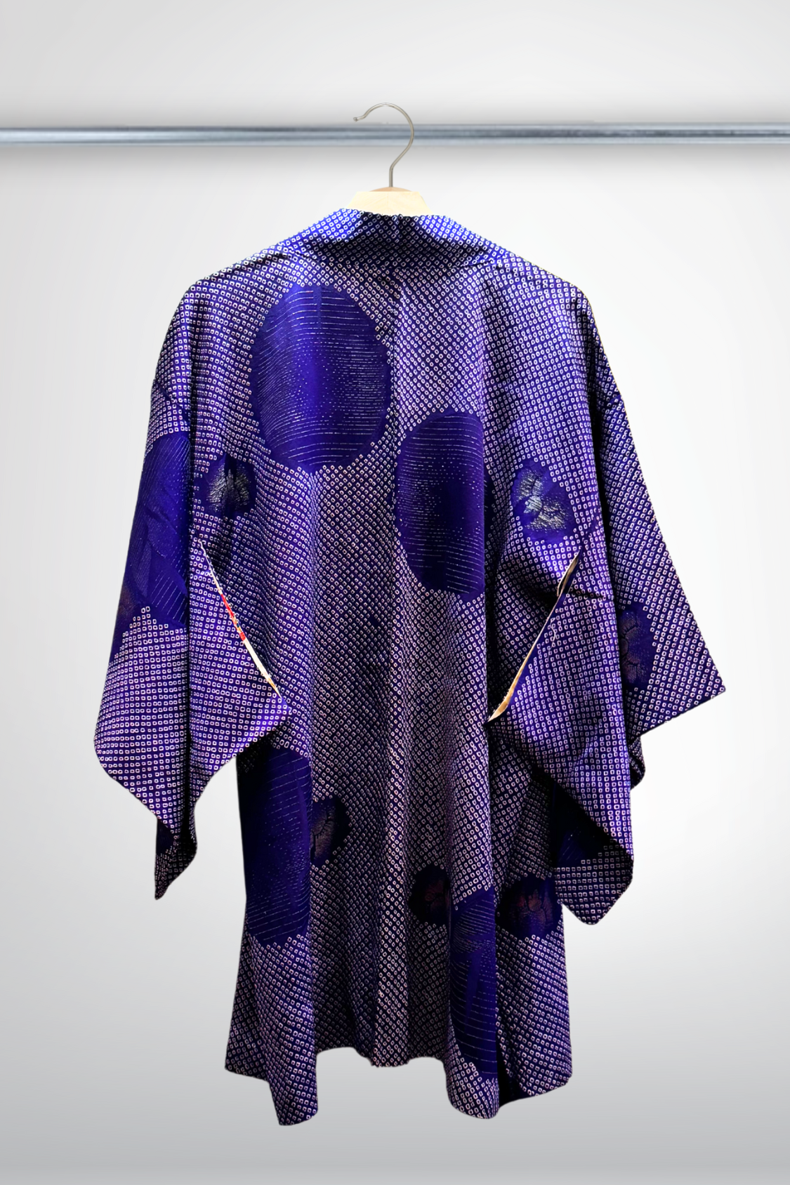 Veste "Murasaki" Haori Kimono Shibori Violet - Ha.Na