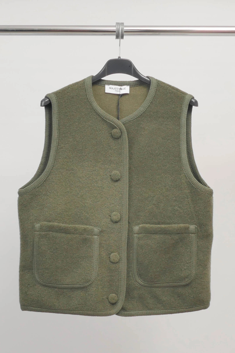 "Alexa" - Gilet Sans Manches en Tissu Polaire