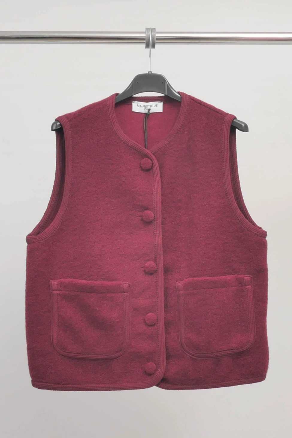 "Alexa" - Gilet Sans Manches en Tissu Polaire