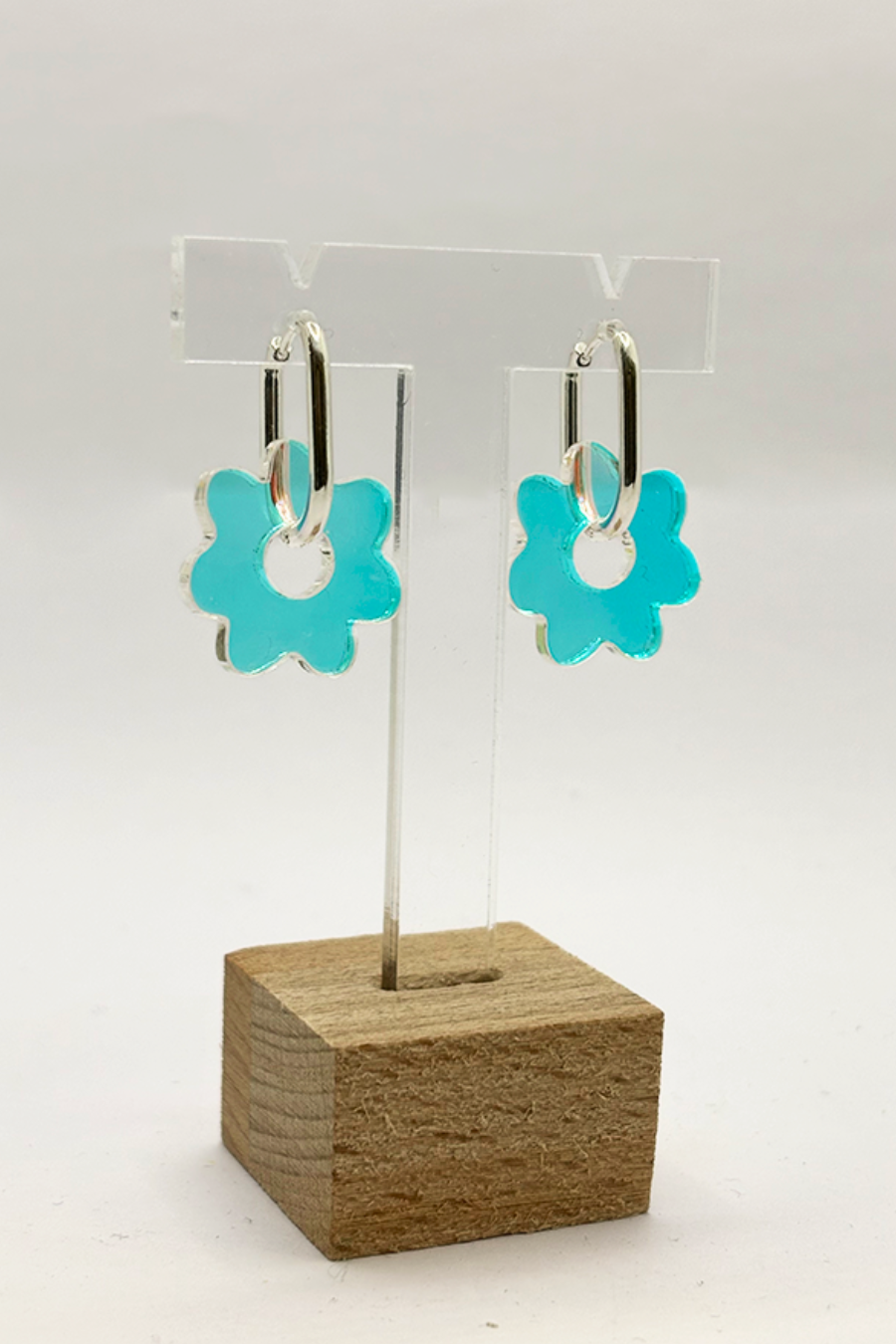 Boucles d'oreilles 'Fleur' Argent - Nakimi