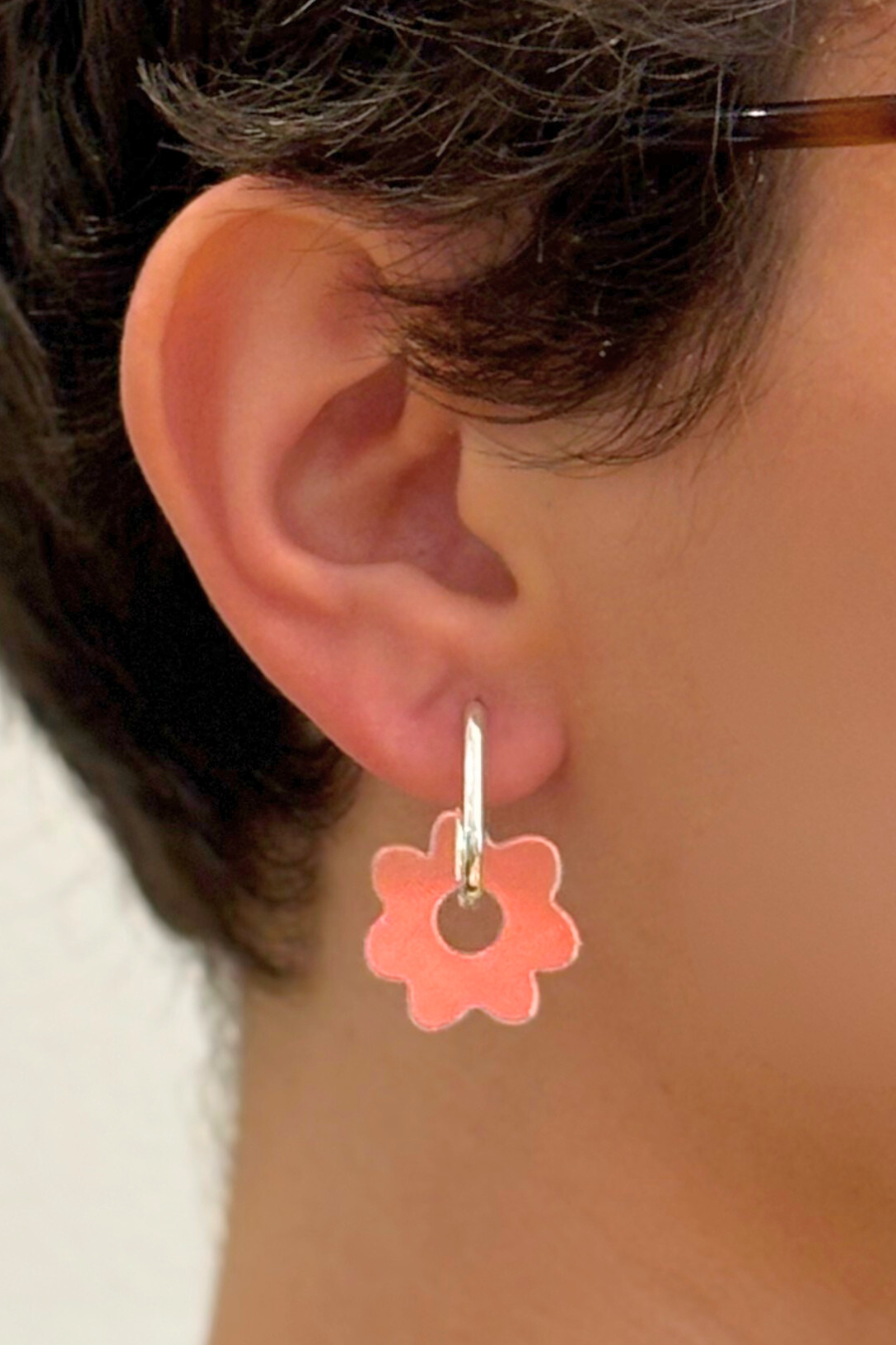 Boucles d'oreilles 'Fleur' Argent - Nakimi