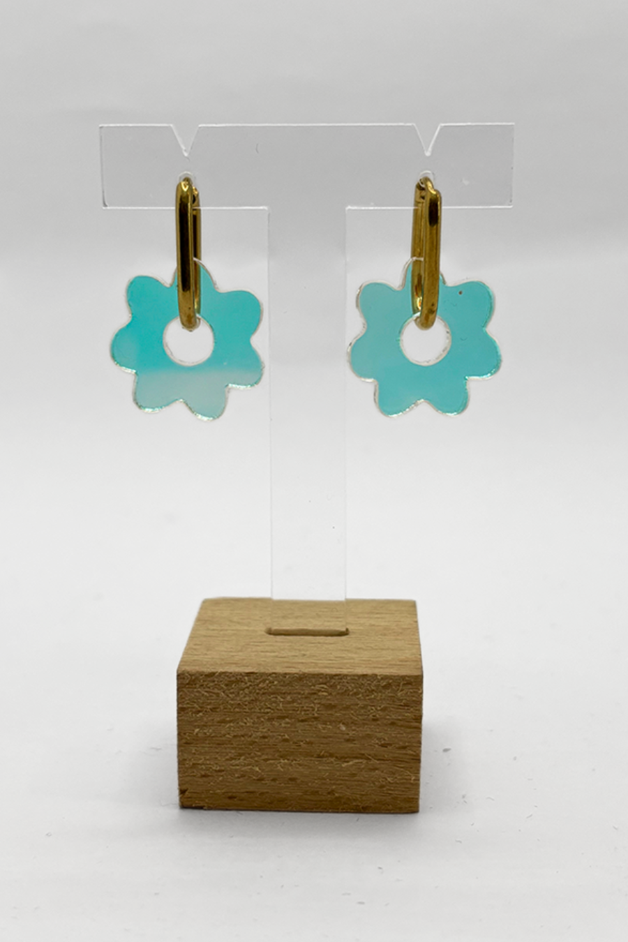 Boucles d'oreilles 'Fleur' Doré - Nakimi