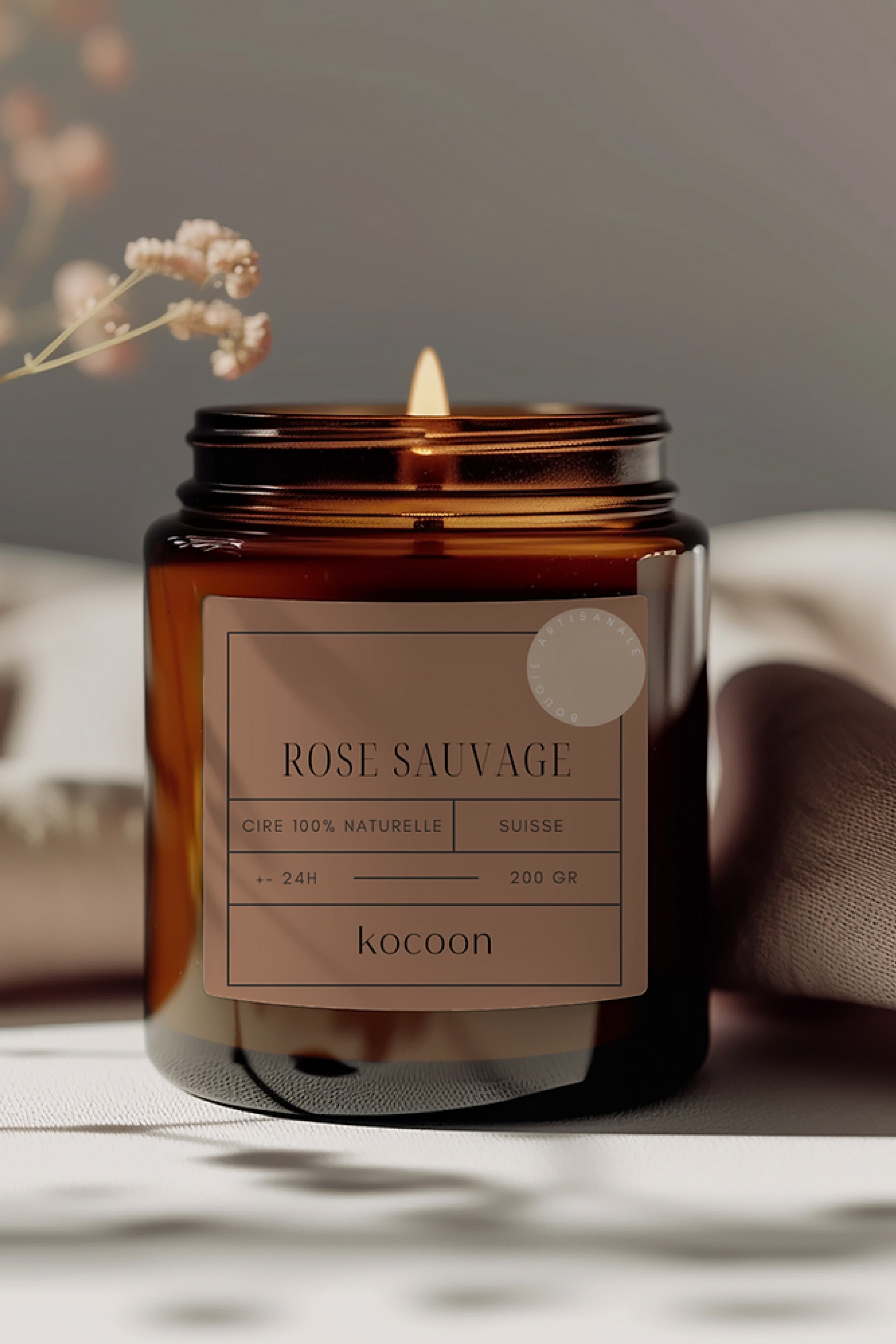 Natural Candle, 200gr - Kocoon