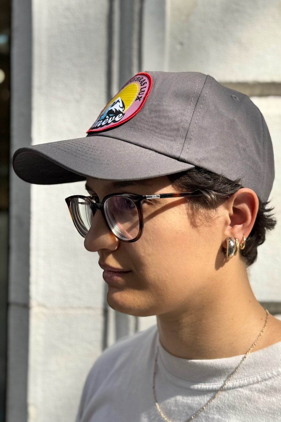 Cap 'Geneva | Post Tenebras Lux' - BLK & YLW