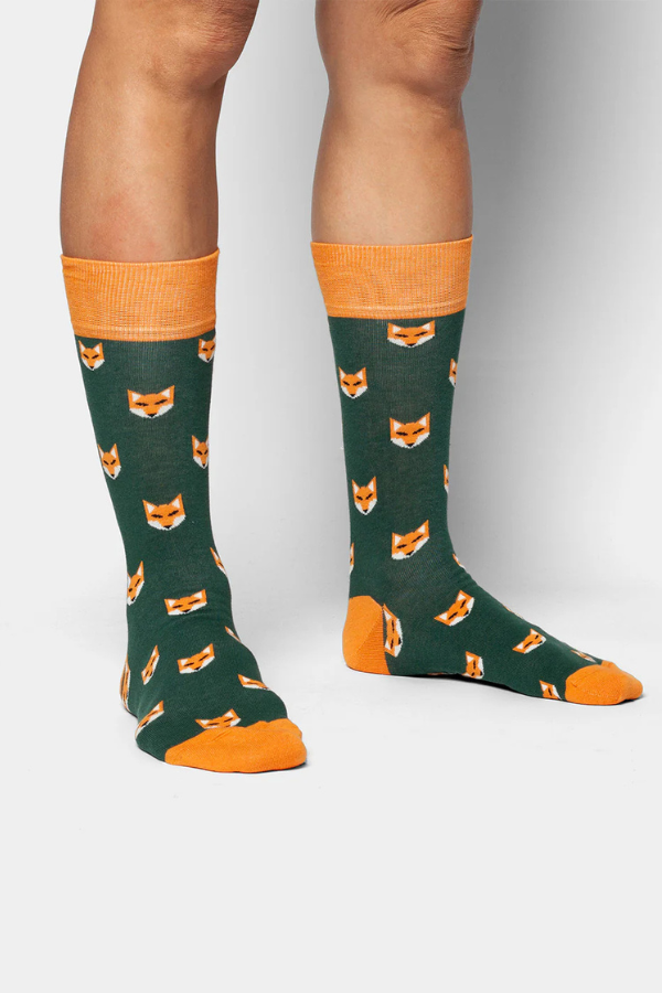 Chaussettes 'Fossiled Fox' - Dilly Socks