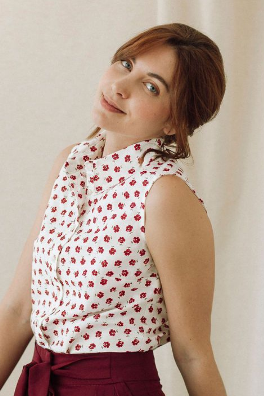 Chemisier 'Coquelicots' - Anne-Sophie Villard