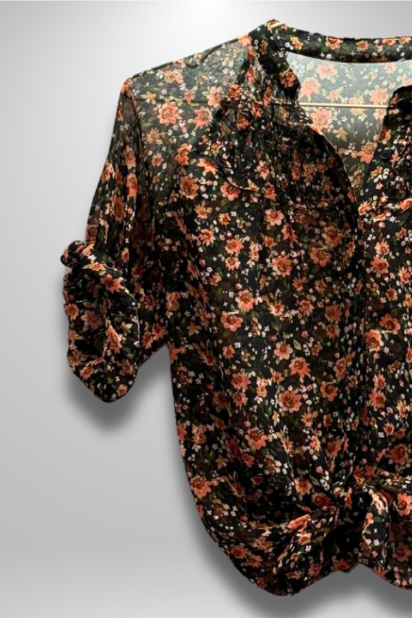 Vintage Blouse 'Flor' - Miss Mitzuko