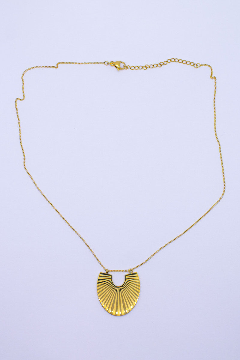 Gold 'Rayon' Necklace - Jolly Jungle