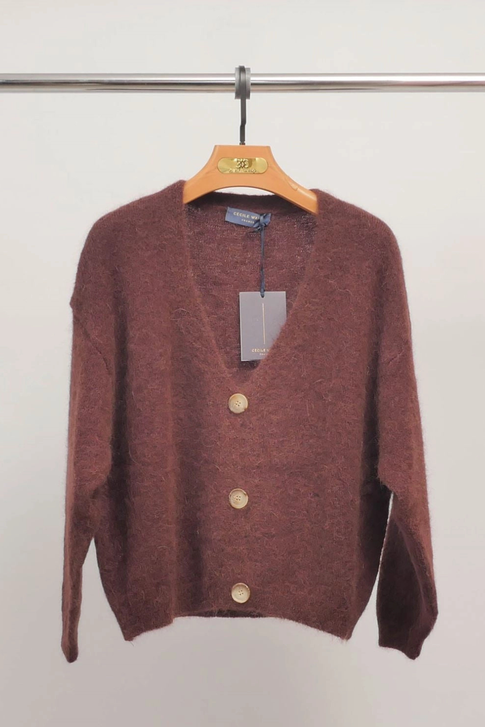 Cardigan 'Juliette' en Mohair - Cecile Wang