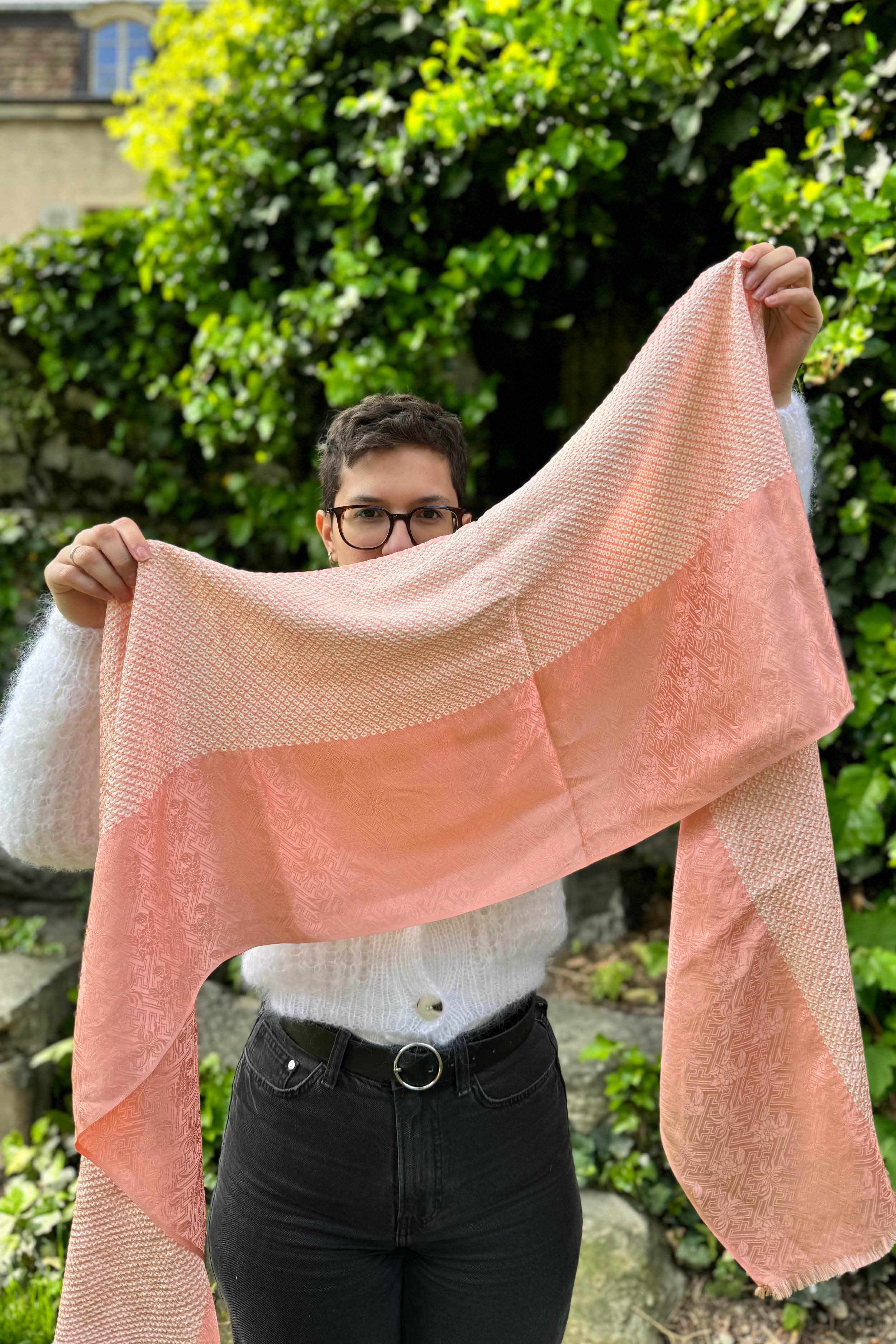 Kimono Shibori Scarf - Ha.Na