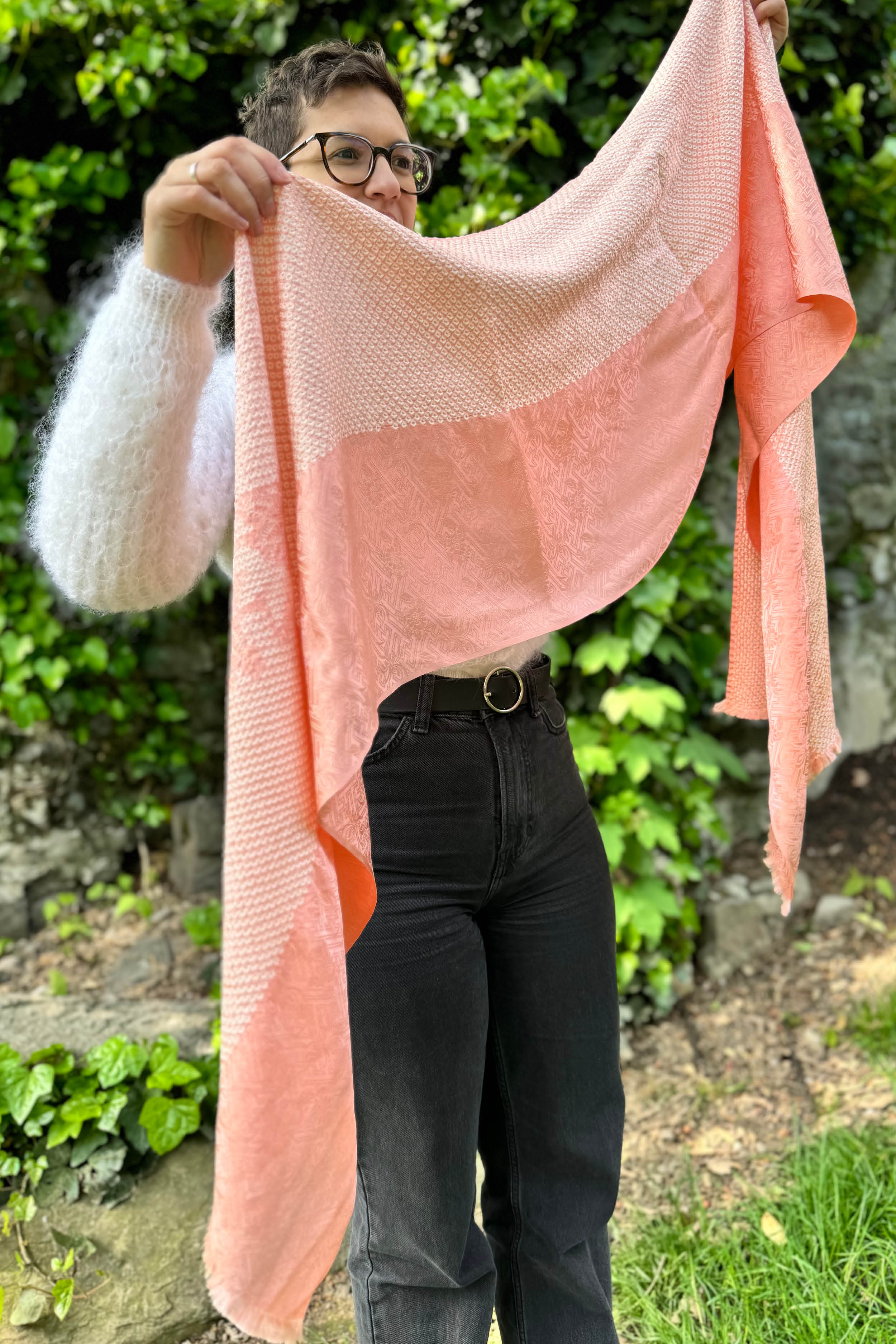 Kimono Shibori Scarf - Ha.Na