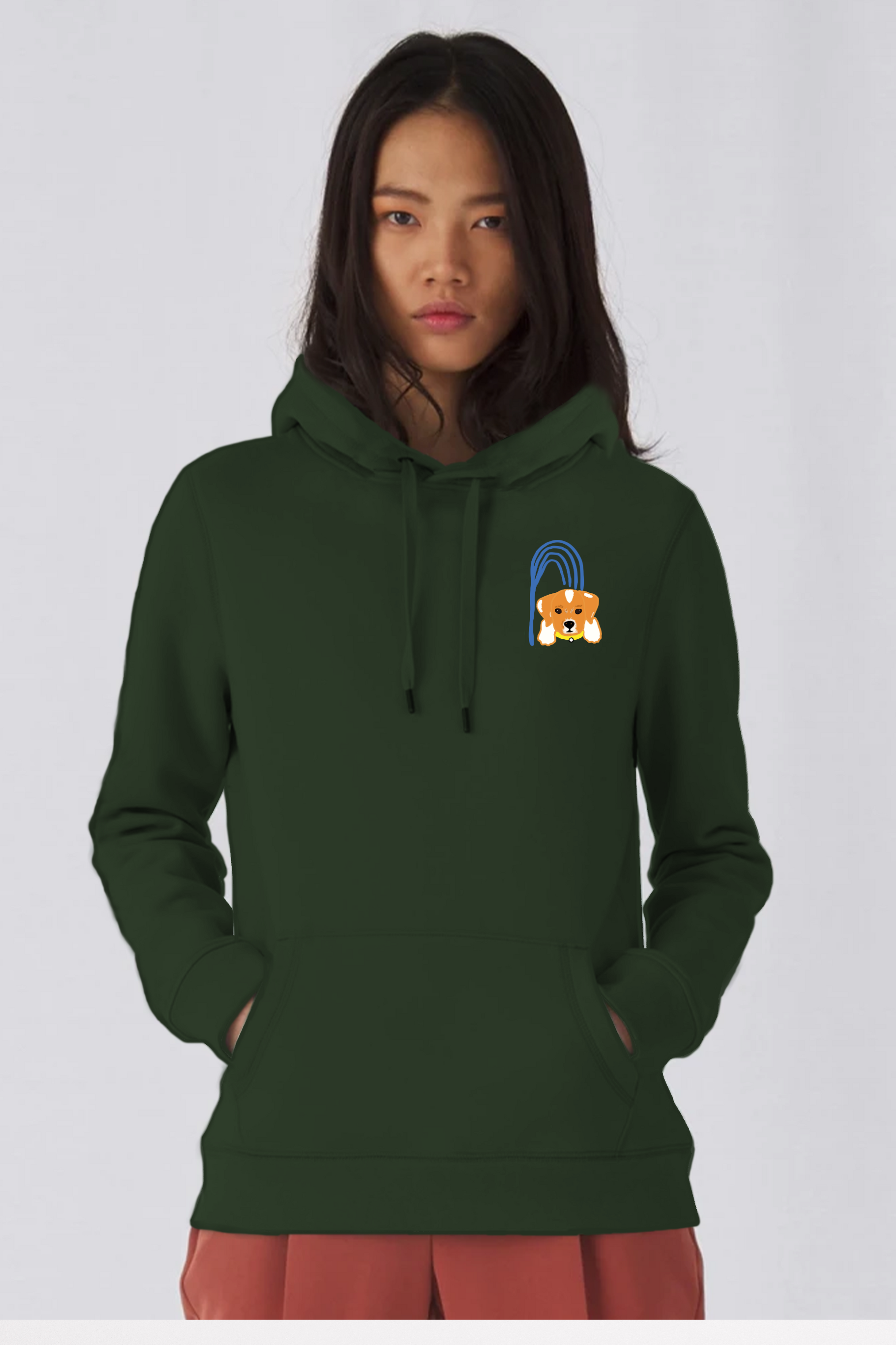 Hoodie Lilu de Geneve Forest Green BLK YLW