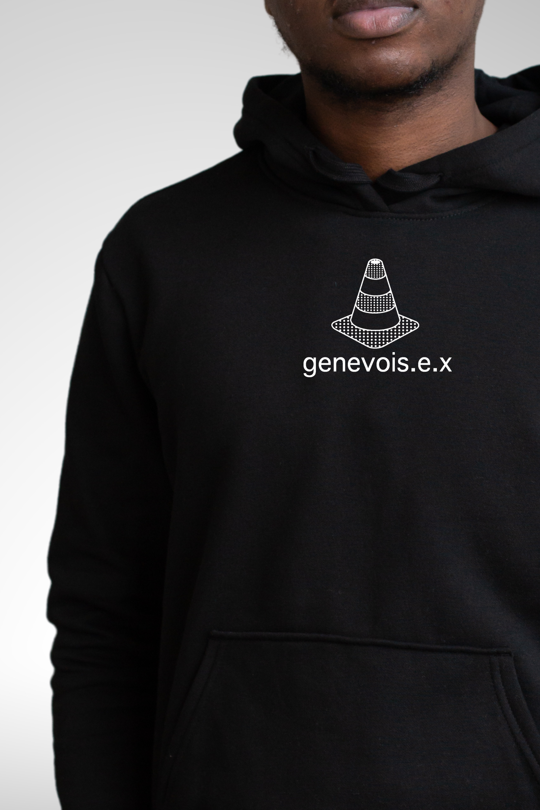 Unisex Hoodie 'Genevois.ex' - BLK & YLW