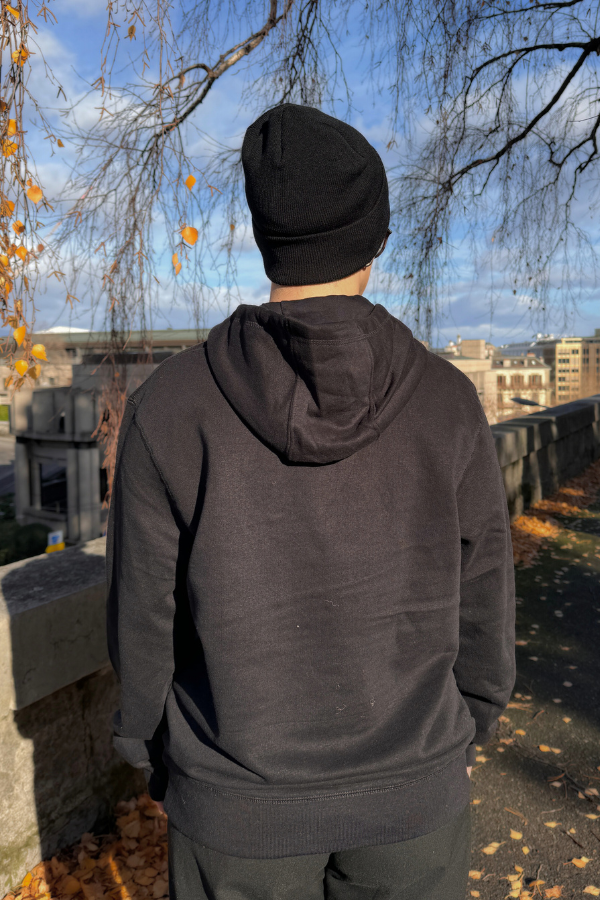 Hoodie Premium Unisexe 'Genève | Post Tenebras Lux' - BLK & YLW