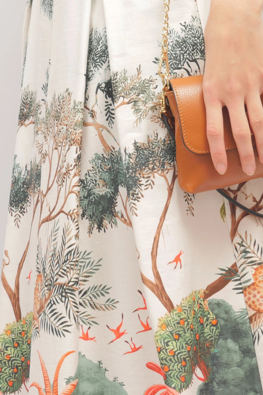 Jupe longue 'Jungle' - Cecile Wang