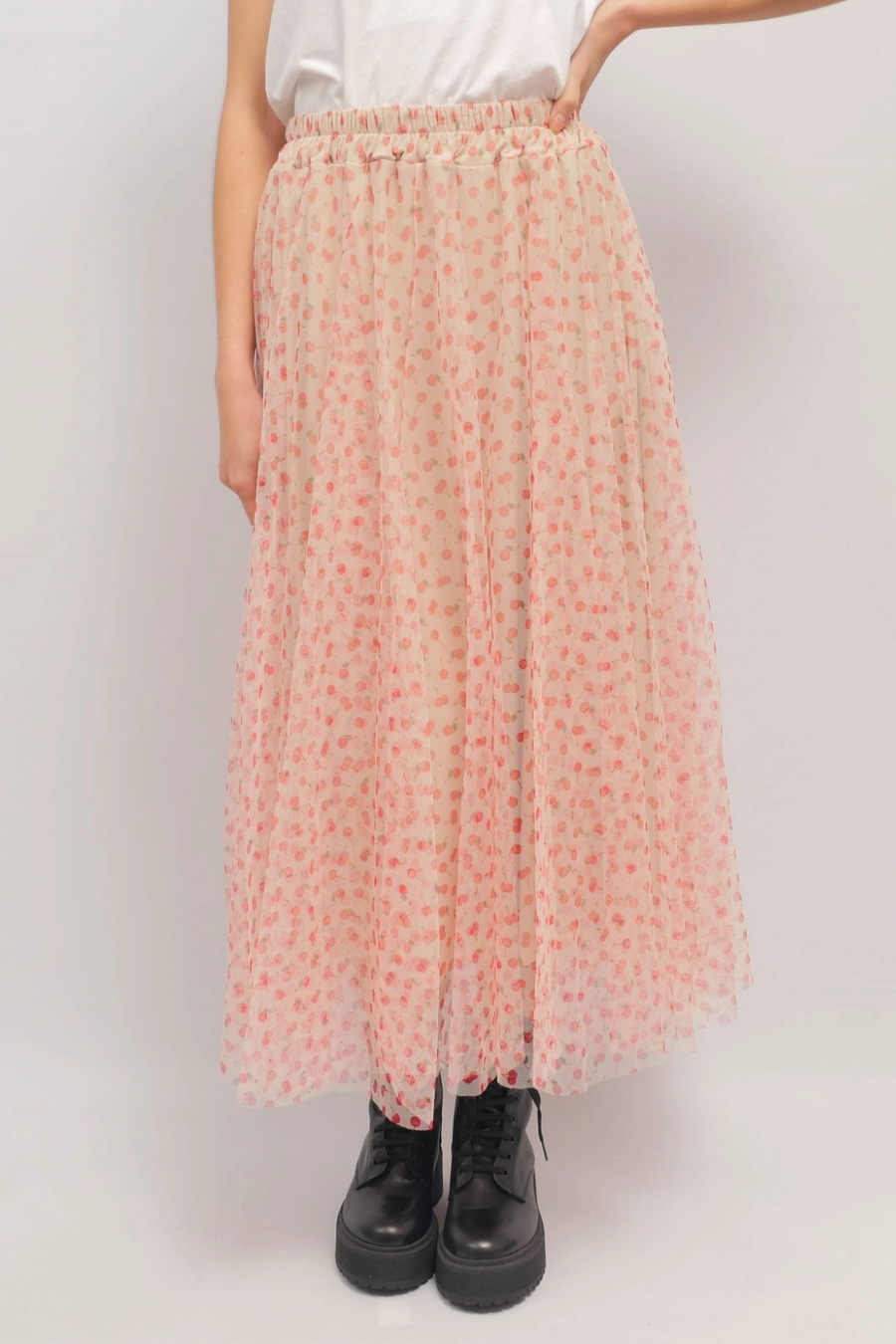 Tulle Skirt 'Cherry' Cecile Wang Le BLK YLW Shop Genève