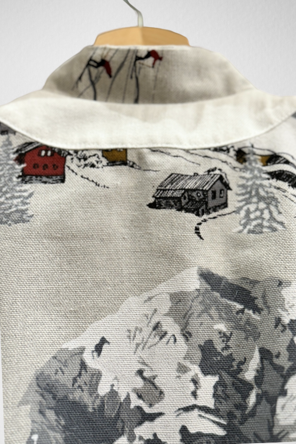 Veste Kimono 'Atka - Montagne' Blanc - U/C by Eliran Ashraf