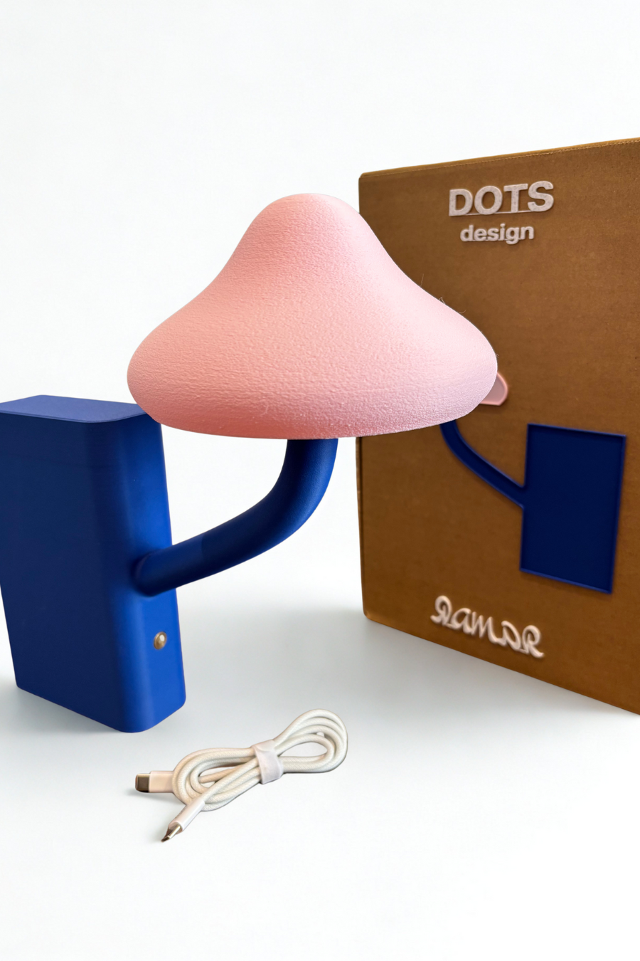 Lampe 'Myria' Bleu - Dots Design