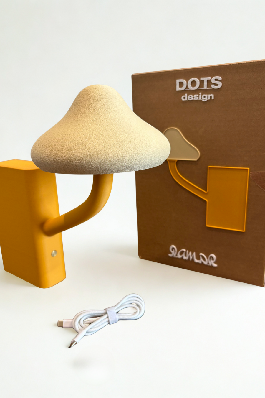 Lampe 'Myria' Jaune - Dots Design