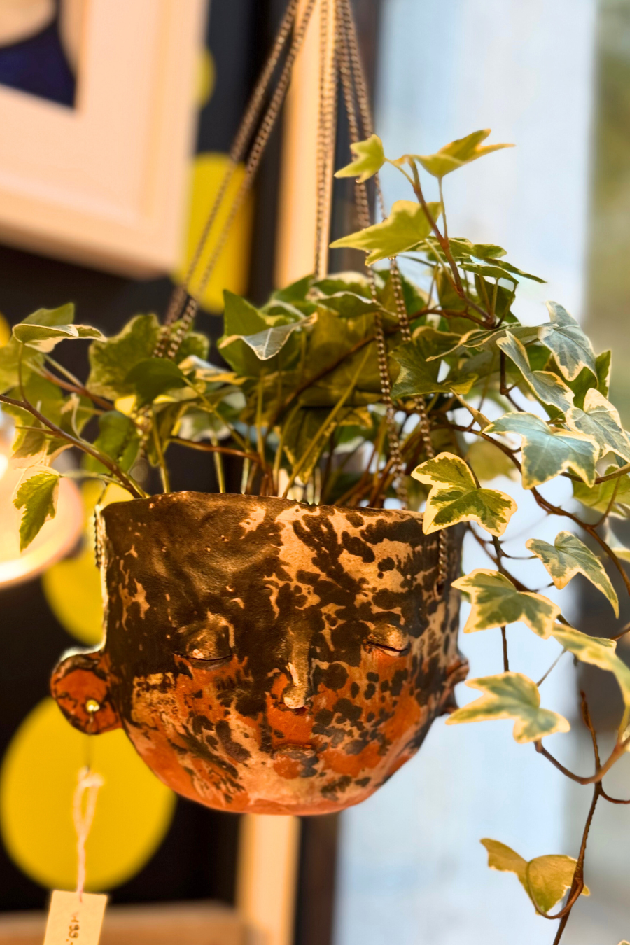 "Nick" Céramique 'Small Faces' Suspendue - Tina Schwizgebel