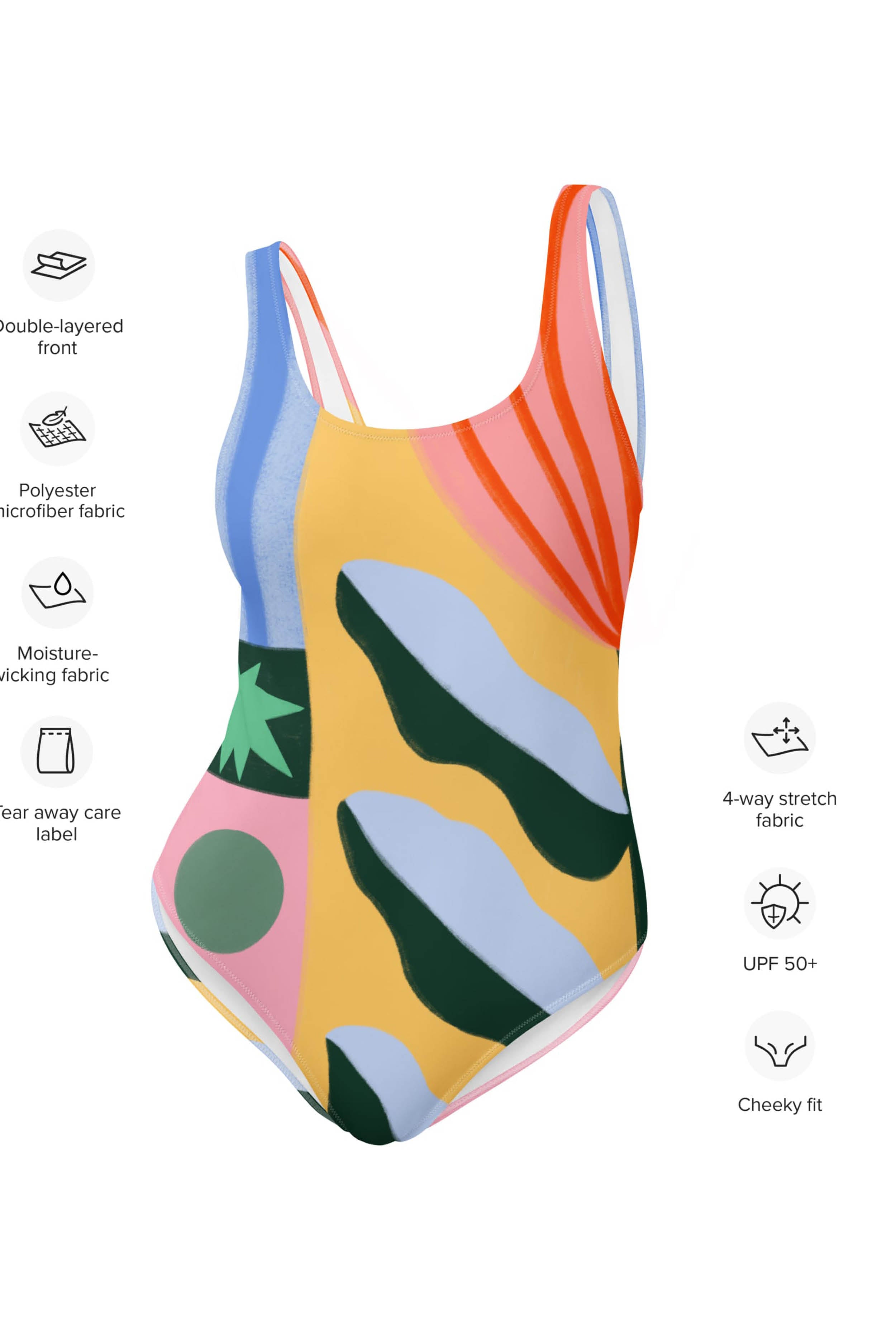 One-piece swimsuit `Peonia` - Alice Izzo