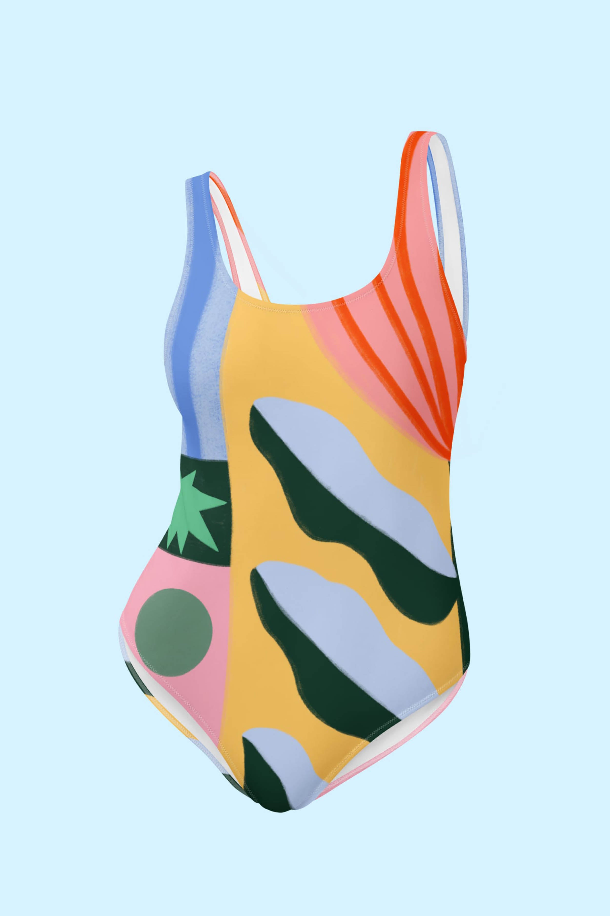 One-piece swimsuit `Peonia` - Alice Izzo