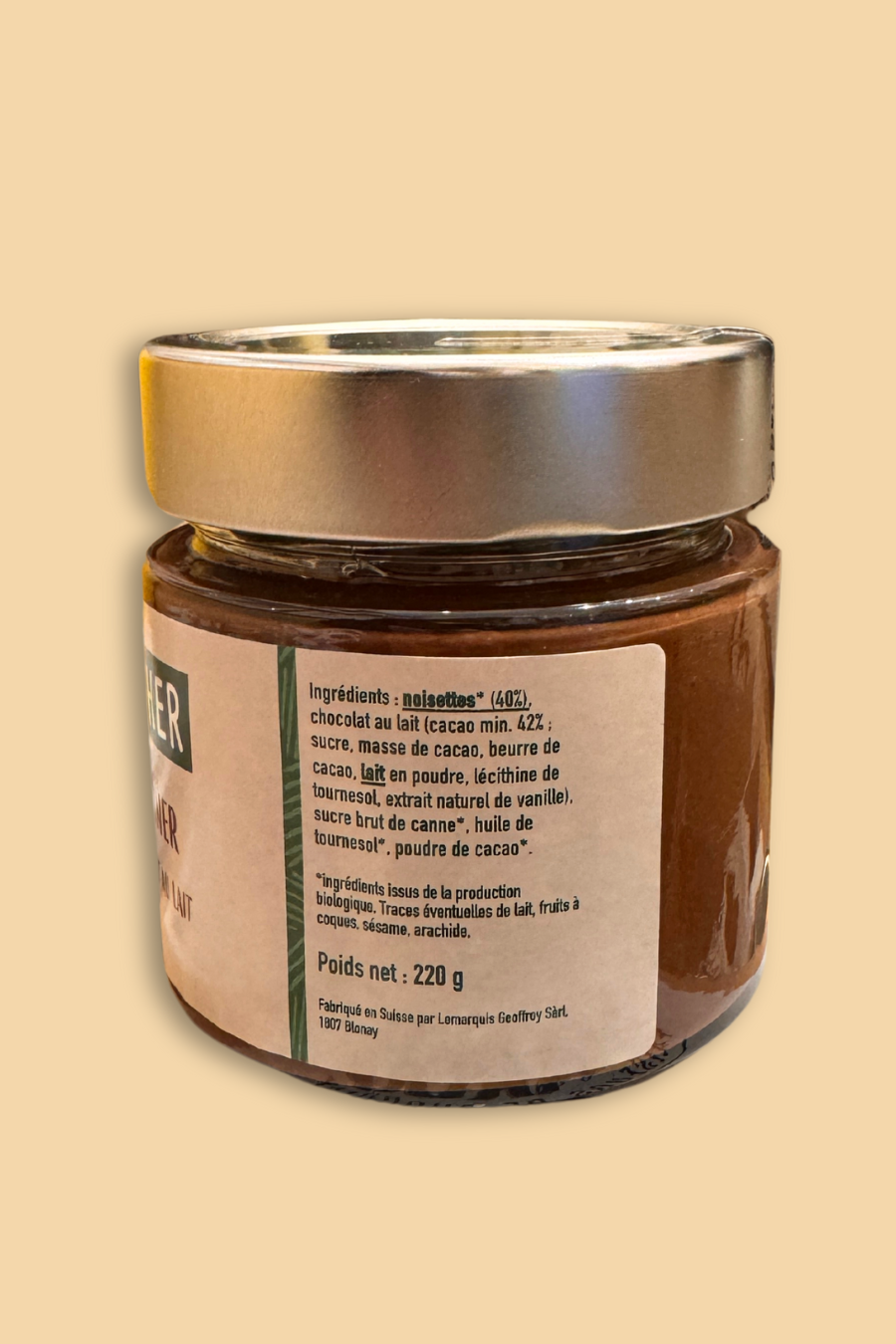 Pâte à Tartiner, Noisettes et chocolat au lait  - Treegether
