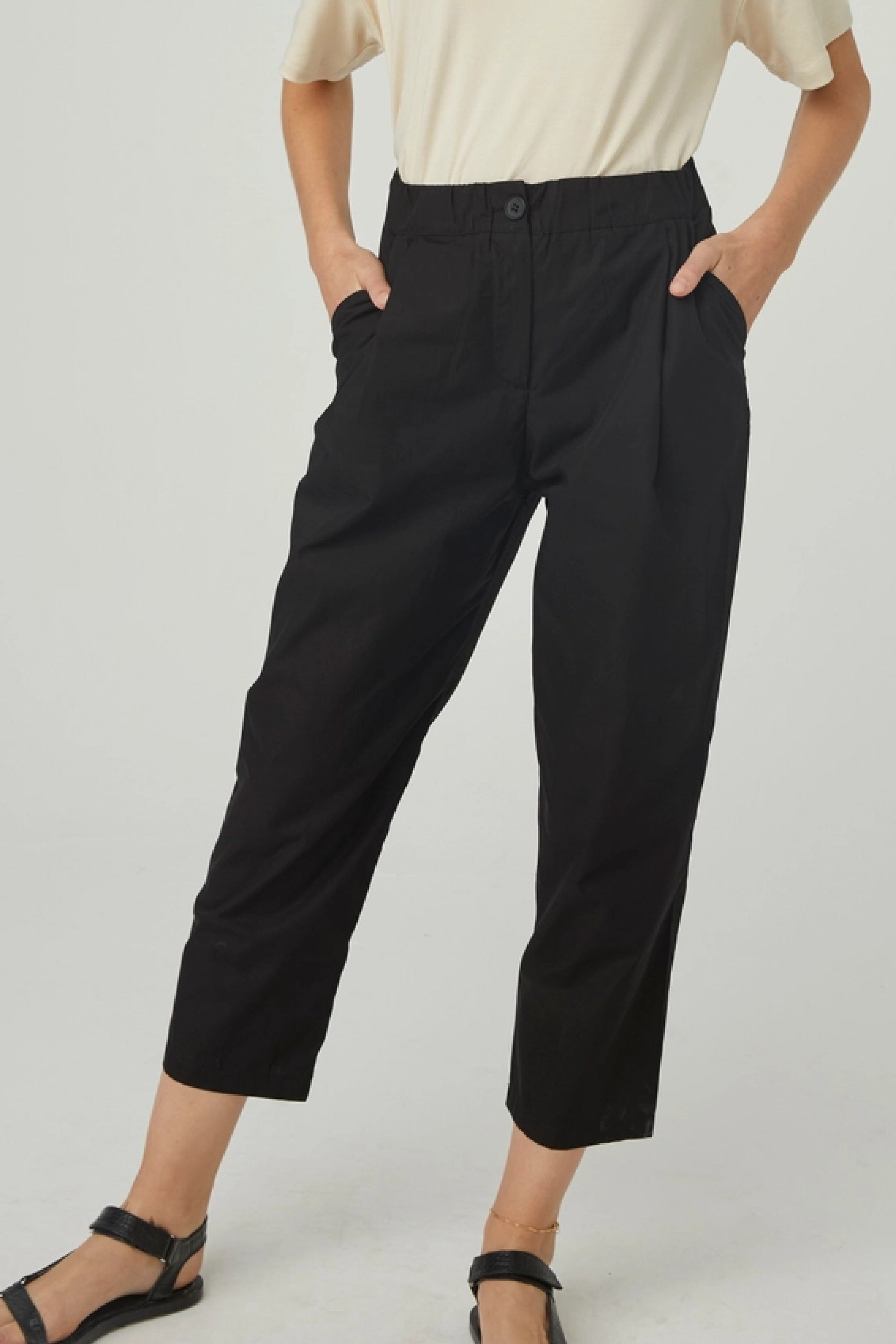 Pantalon 'Pop' Noir - Saarade