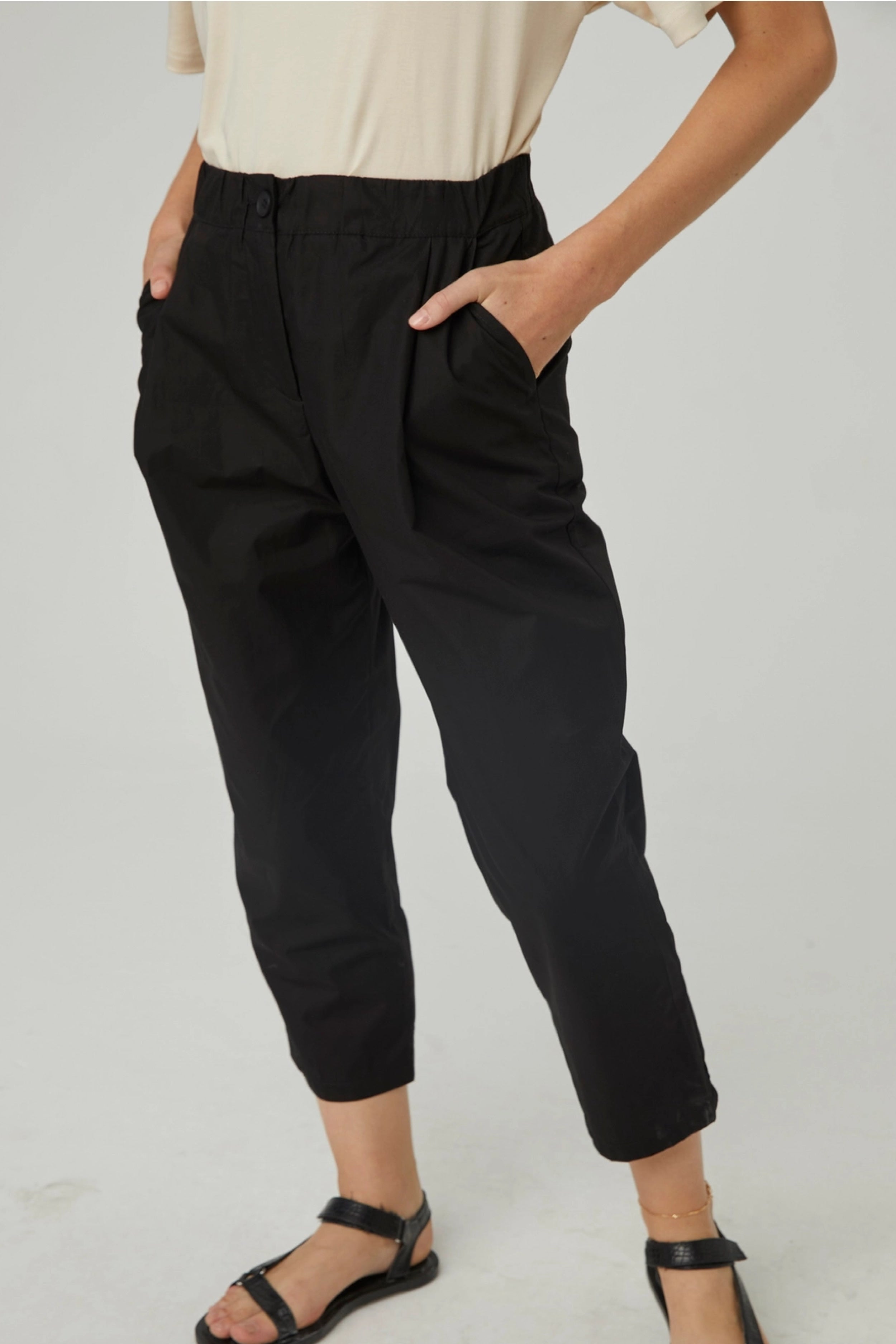 Pantalon 'Pop' Noir - Saarade