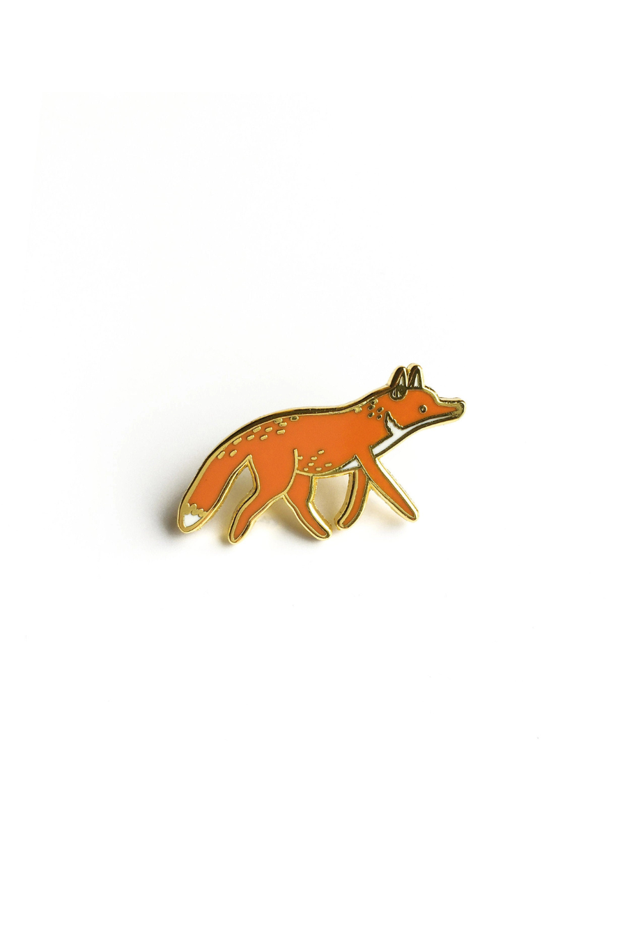 Pin’s Renard en Émail - Tom Hardwick x BLK & YLW