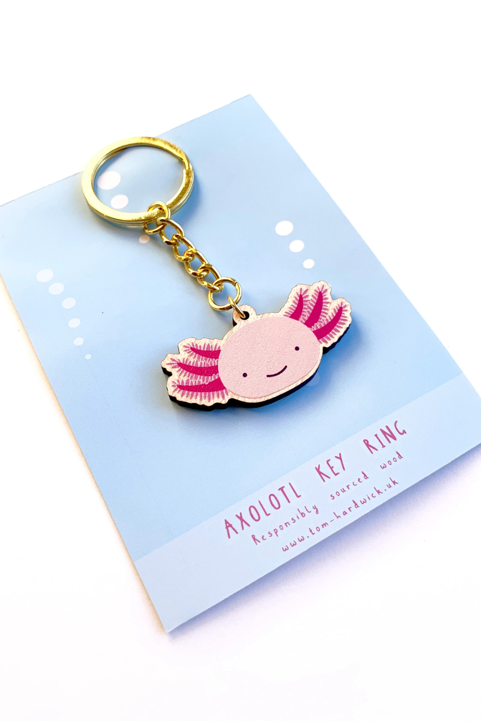Porte-clé 'Axolotl' - Tom Hardwick x BLK & YLW