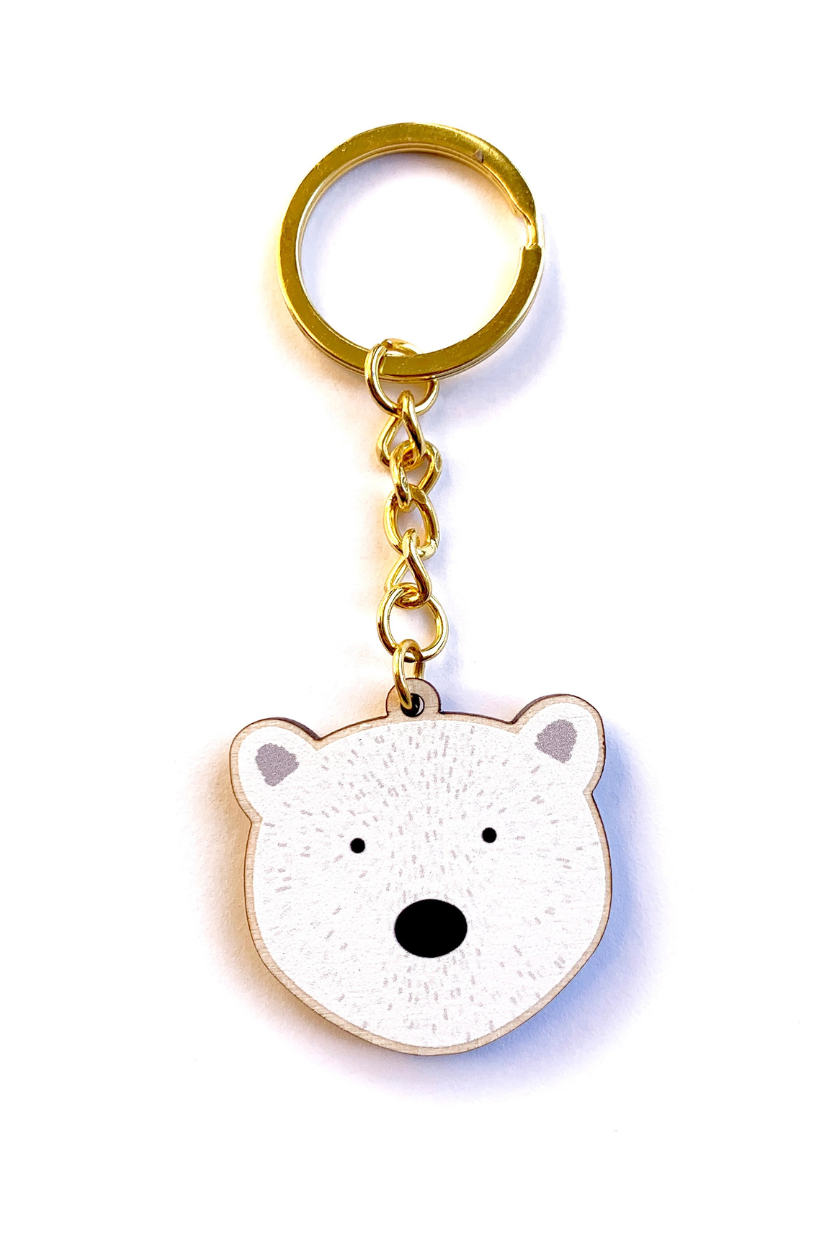 Porte-clé 'Polar Bear' - Tom Hardwick x BLK & YLW