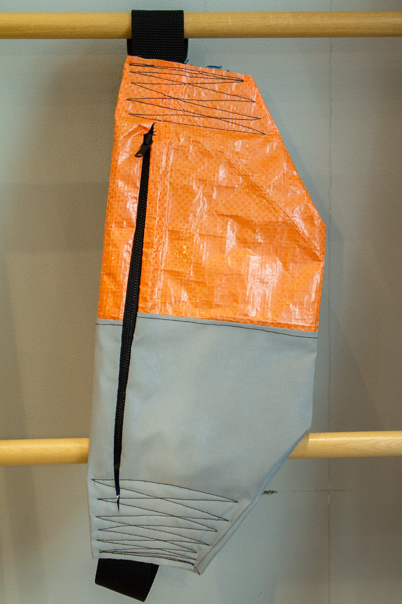 Gray / orange Belt Bag - Tina Schwizgebel