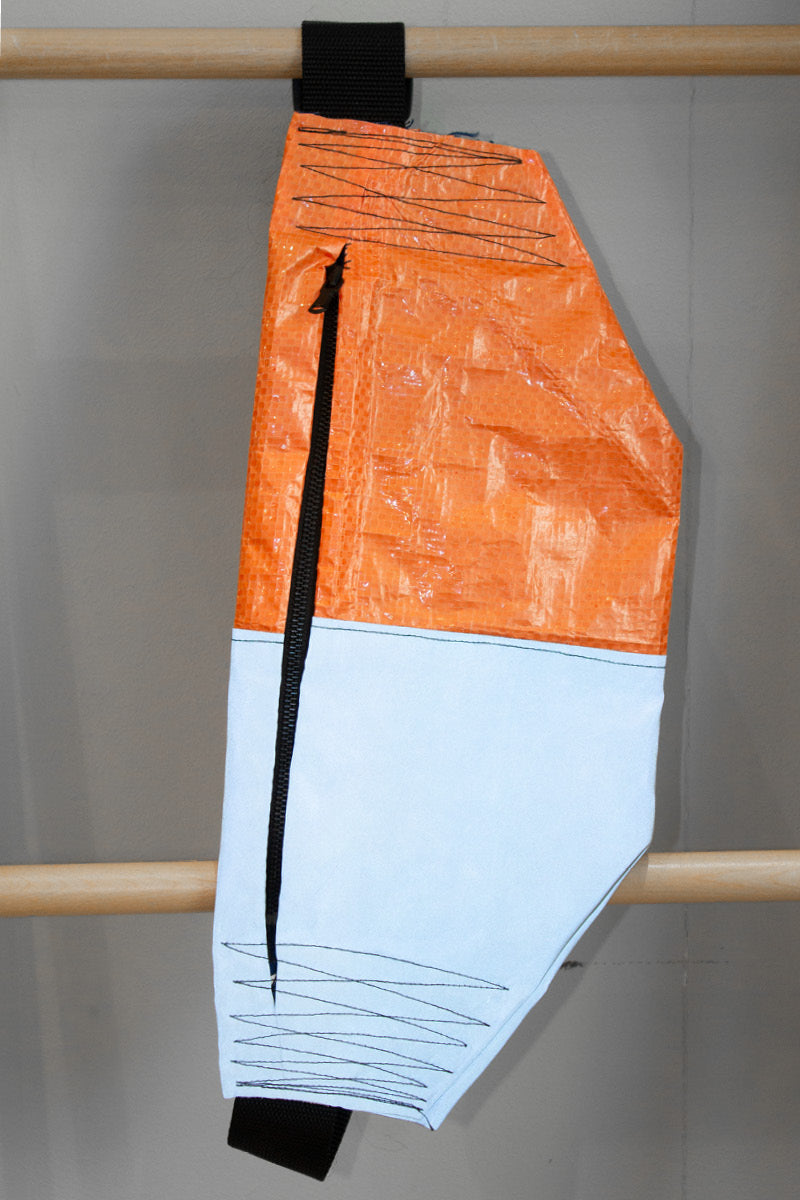 Gray / orange Belt Bag - Tina Schwizgebel