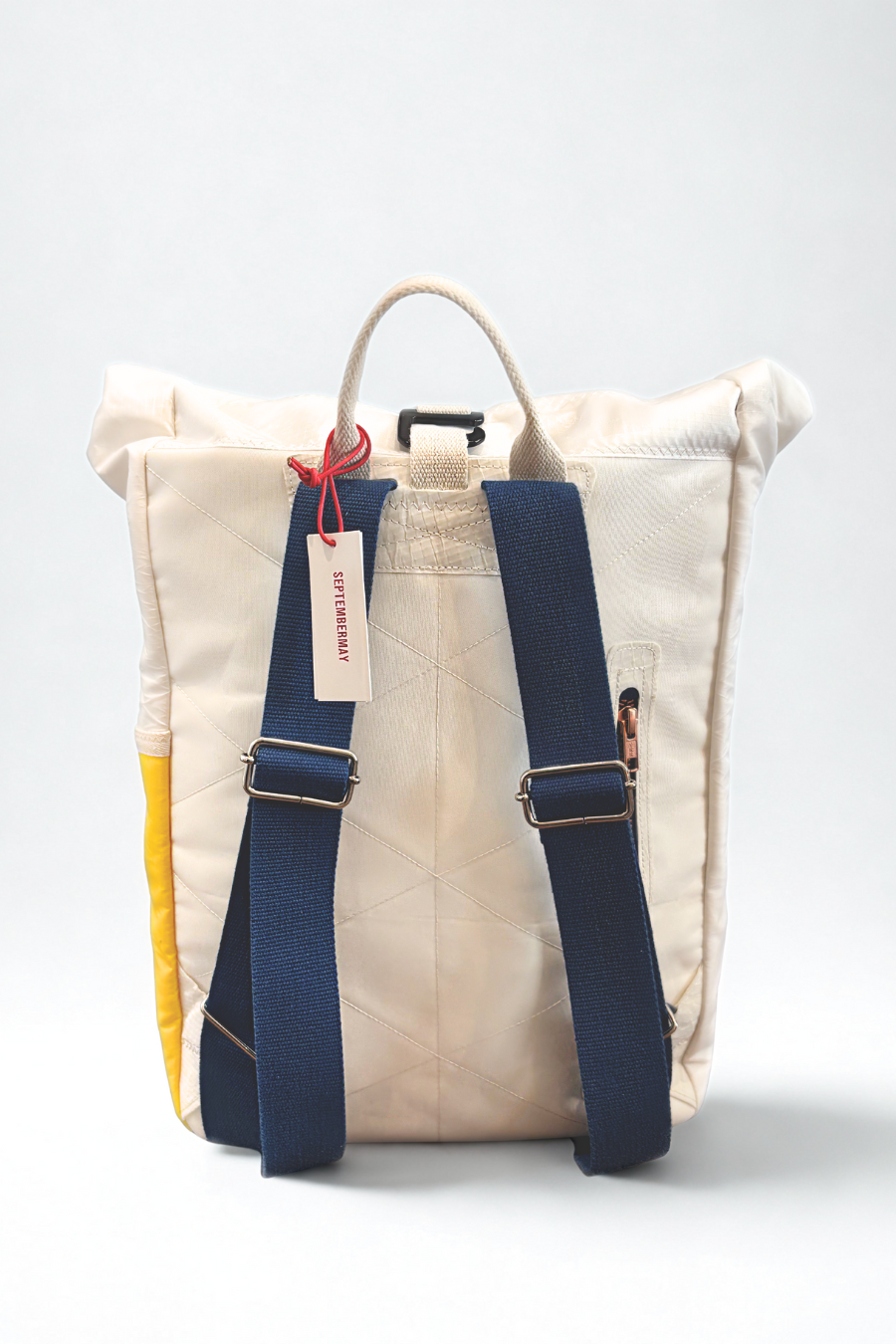 Sac à Dos 'Takumi' Blanc & Jaune - SeptemberMay