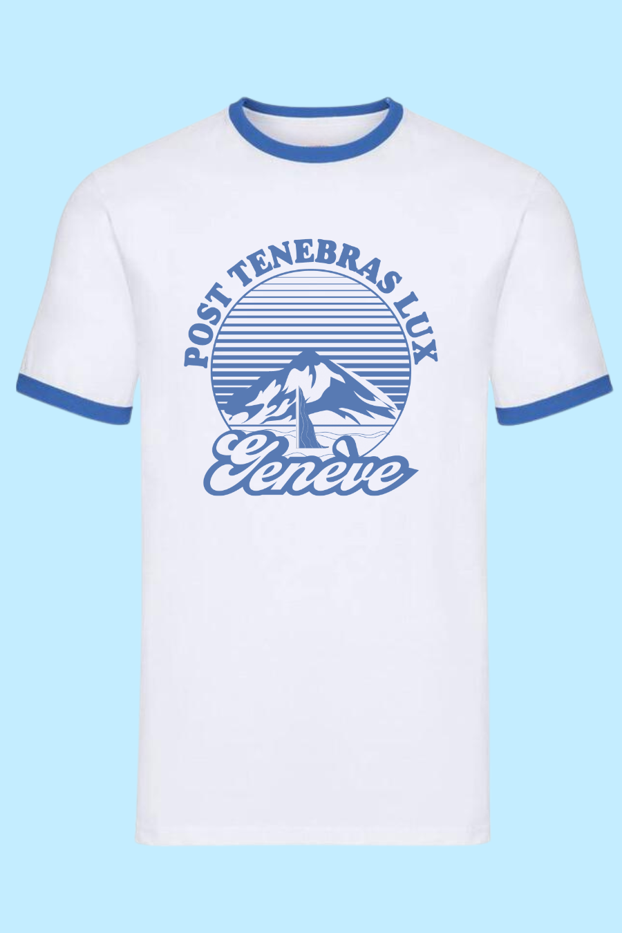 T-Shirt Premium Unisexe Vintage Style 'Post Tenebras Lux' - U/C by Eliran Ashraf