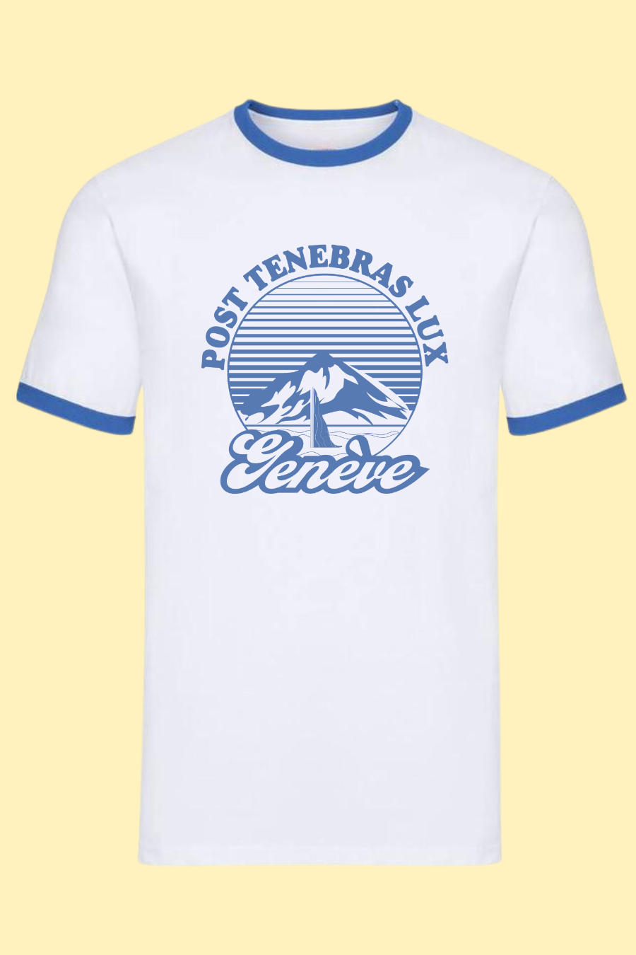T-Shirt Premium Unisexe Vintage Style 'Post Tenebras Lux' - U/C by Eliran Ashraf