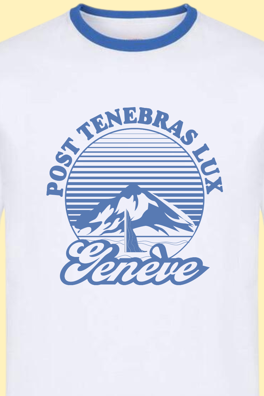 T-Shirt Premium Unisexe Vintage Style 'Post Tenebras Lux' - U/C by Eliran Ashraf