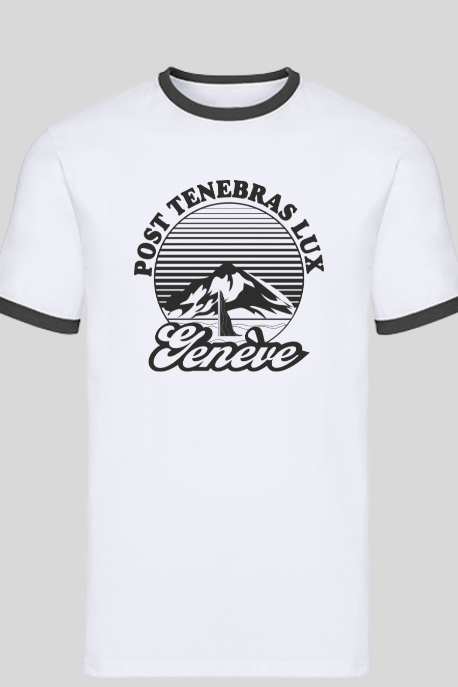 T-Shirt Premium Unisexe Vintage Style 'Post Tenebras Lux' - U/C by Eliran Ashraf