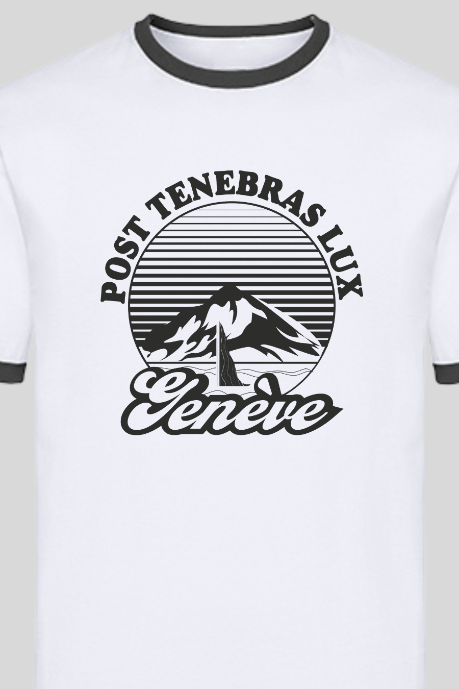 T-Shirt Premium Unisexe Vintage Style 'Post Tenebras Lux' - U/C by Eliran Ashraf