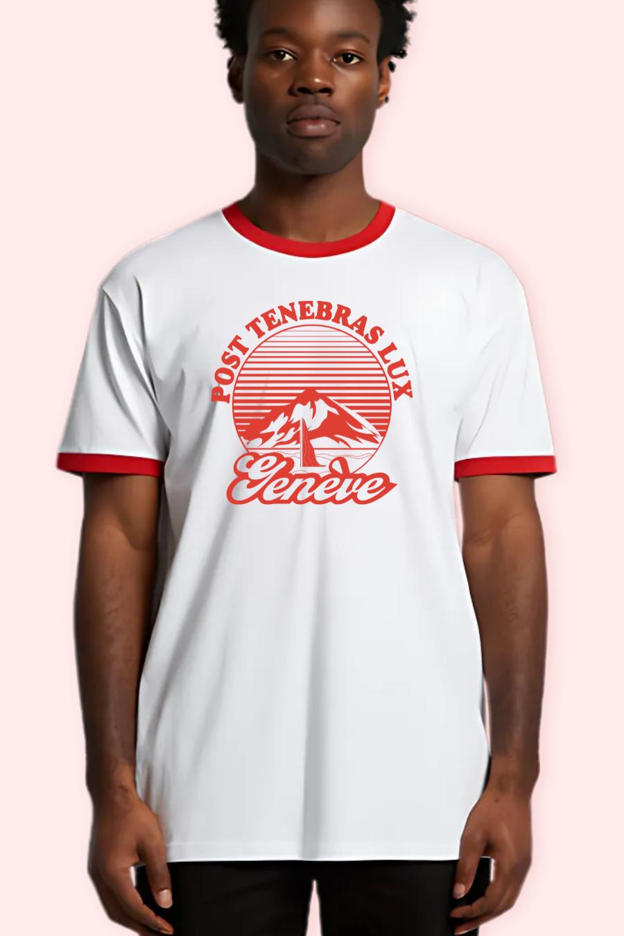 T-Shirt Premium Unisexe Vintage Style 'Post Tenebras Lux' - U/C by Eliran Ashraf