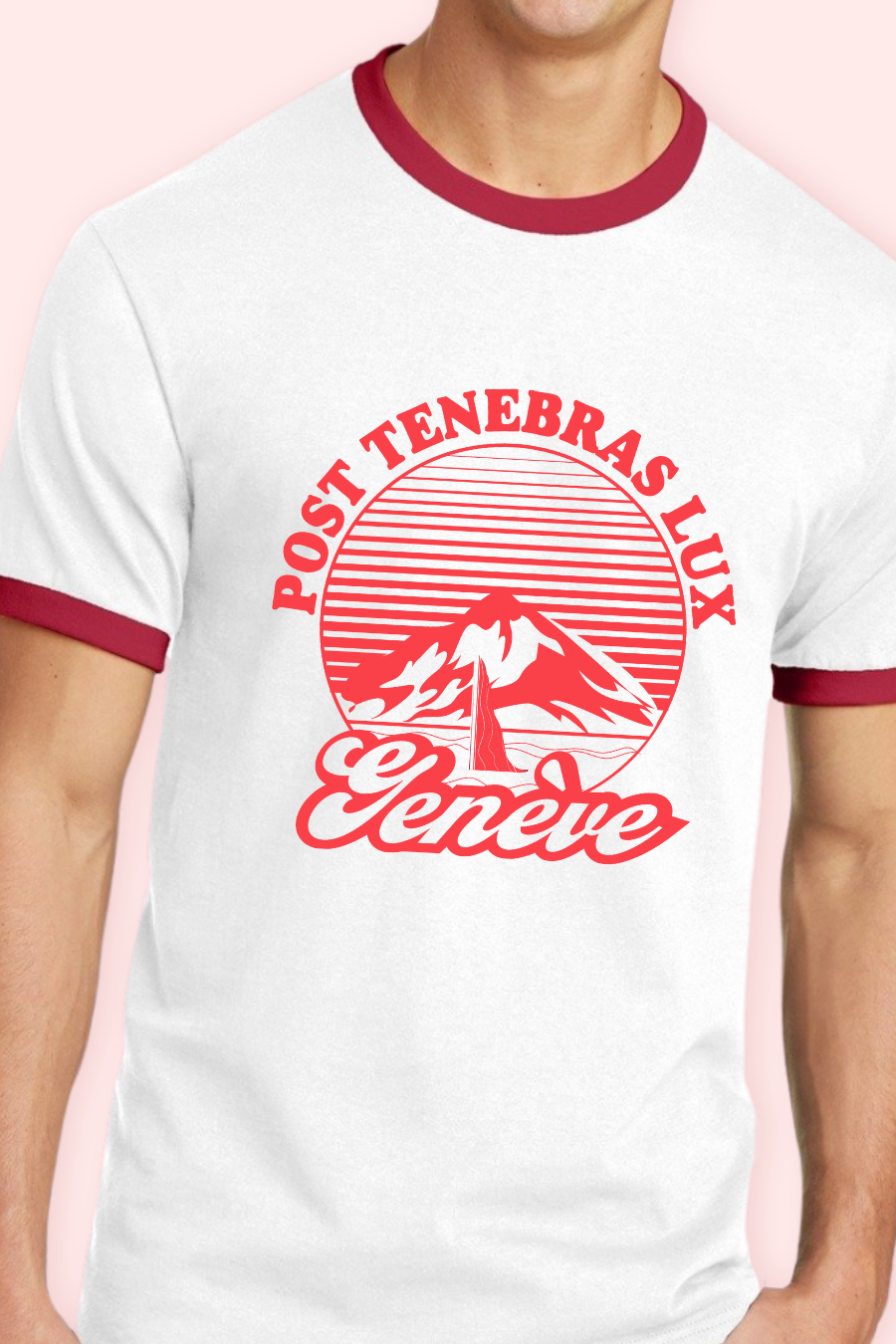 T-Shirt Premium Unisexe Vintage Style 'Post Tenebras Lux' - U/C by Eliran Ashraf