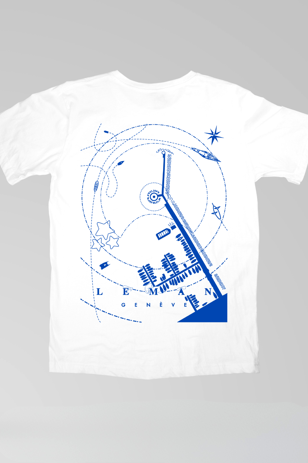 T-shirt Premium Unisexe 'Jet d'eau Vu du Ciel | Genève' -  RafRaf X Eli