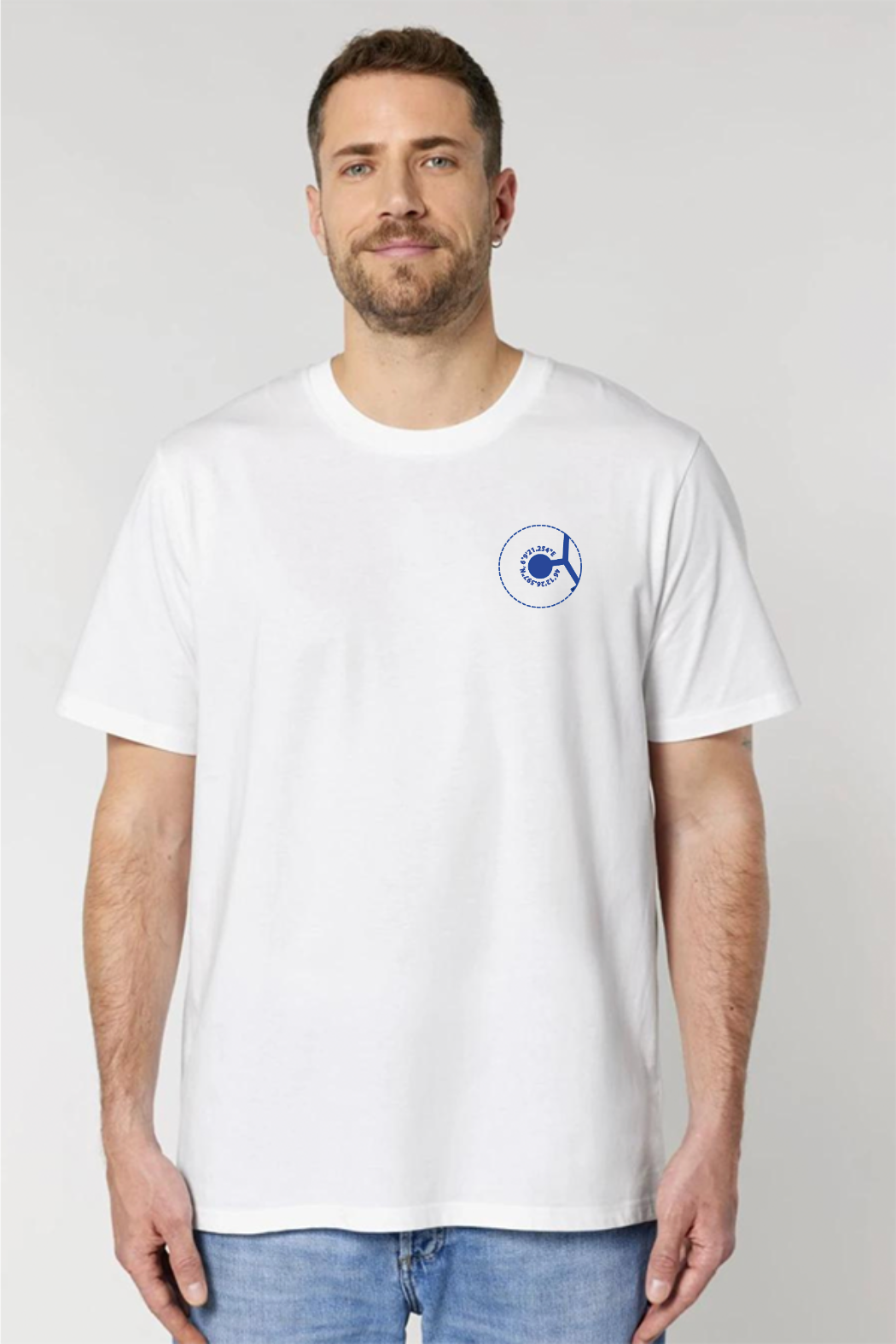 T-shirt Premium Unisexe 'Jet d'eau Vu du Ciel | Genève'-  RafRaf X Eli