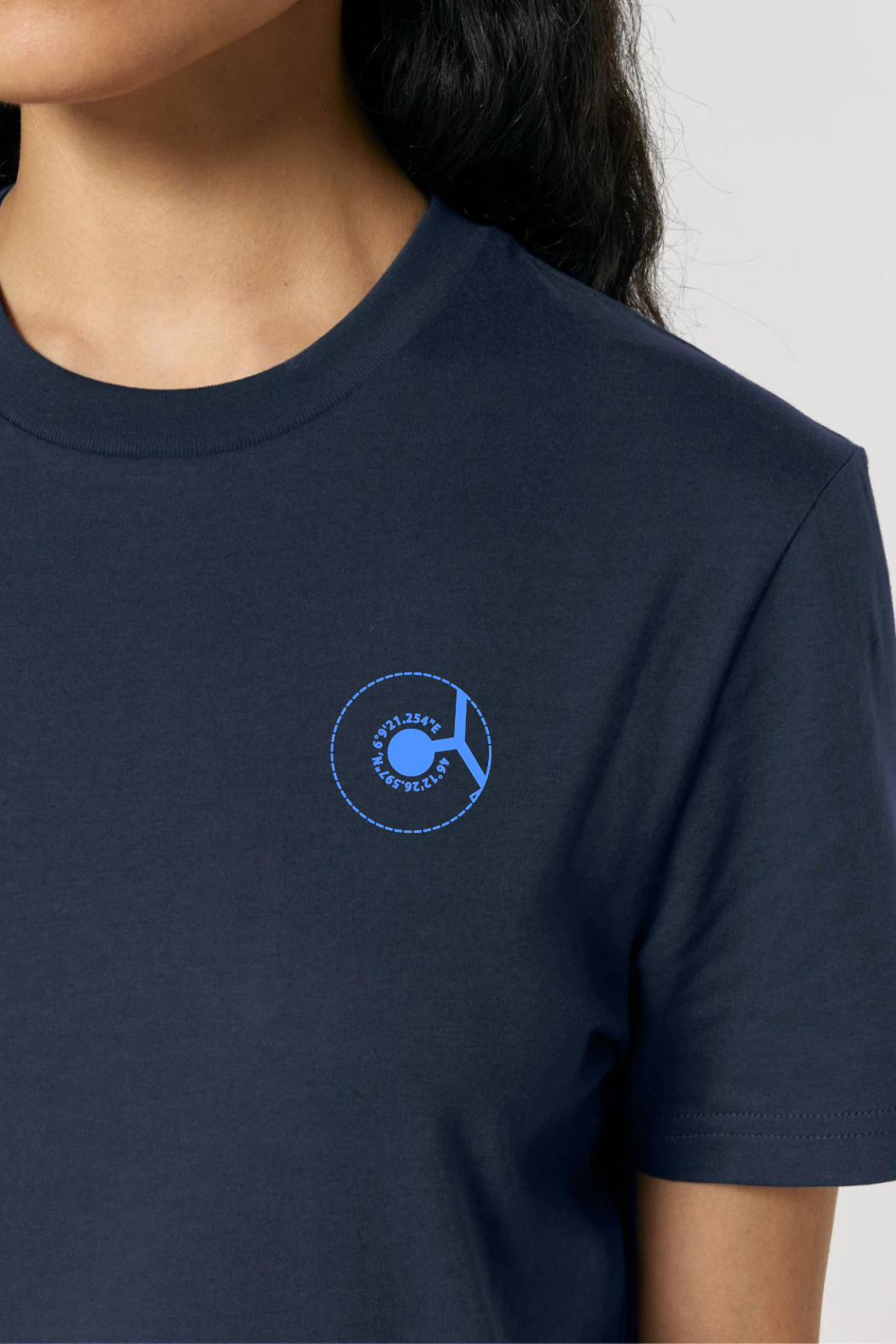 T-shirt Premium Unisexe 'Jet d'eau Vu du Ciel | Genève'-  RafRaf X Eli