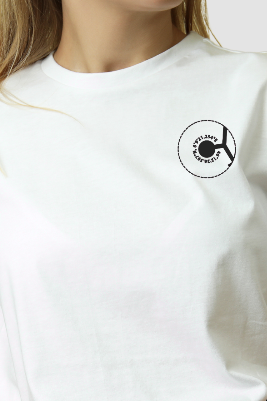T-shirt Premium Unisexe 'Jet d'eau Vu du Ciel | Genève'-  RafRaf X Eli